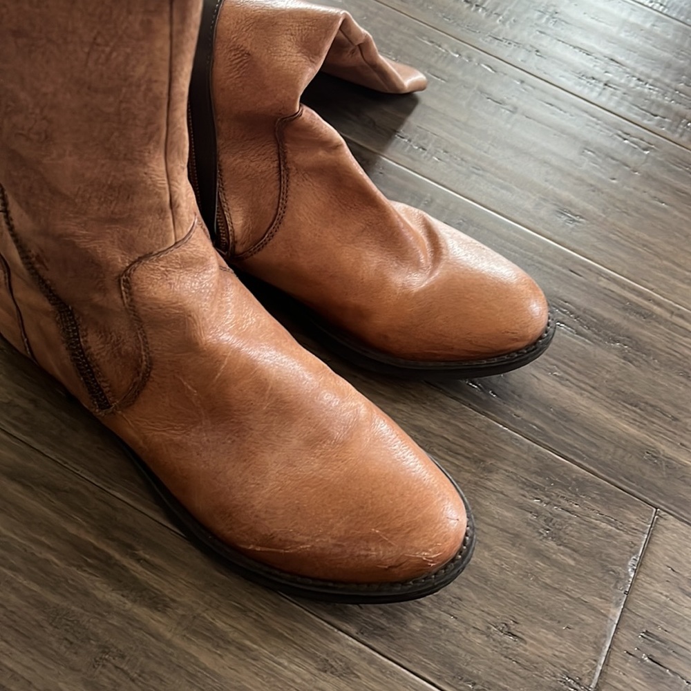 Steve Madden Brown Leather Boots - Picture 9 of 12